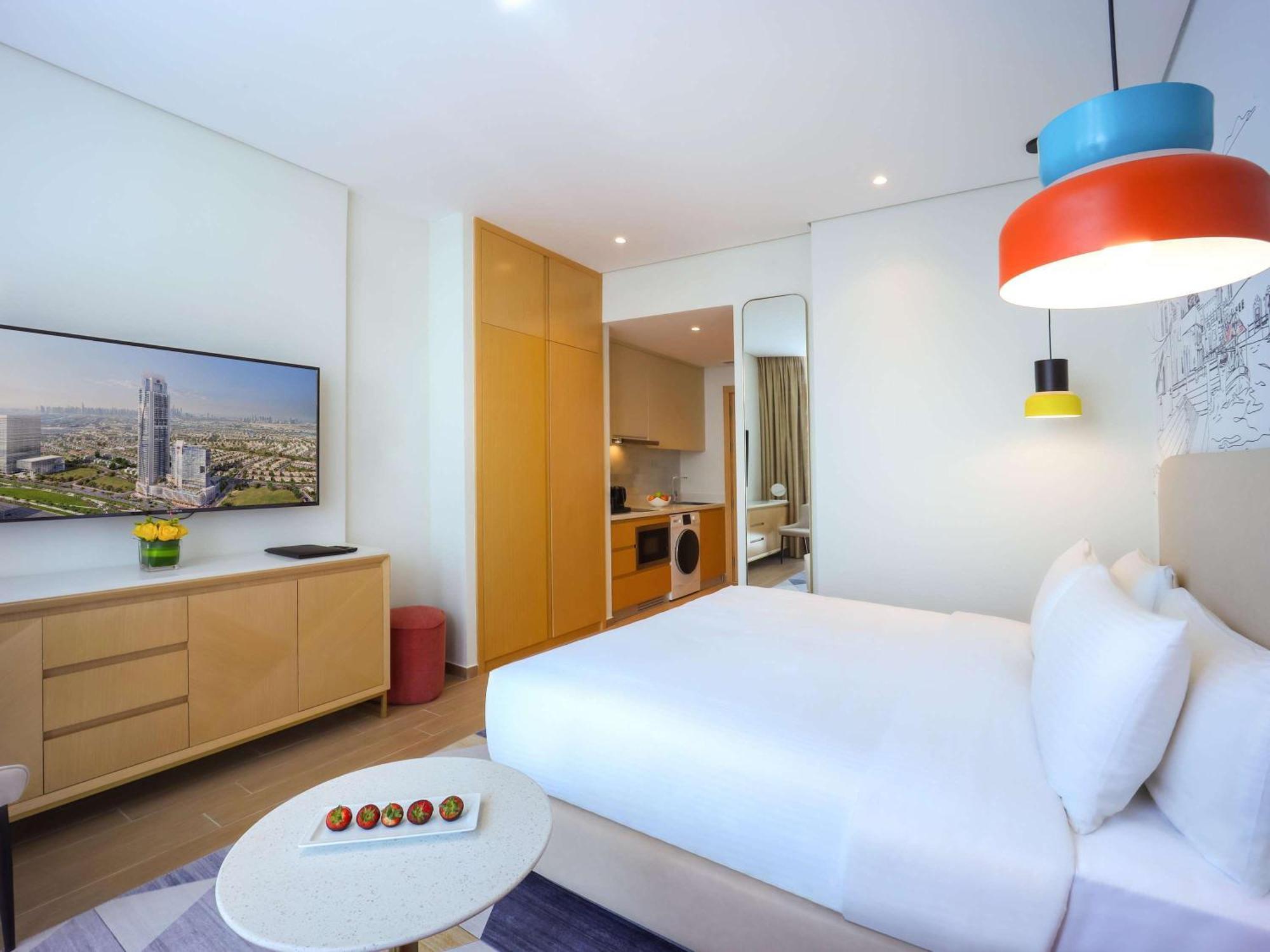 Adagio Jumeirah Village Triangle Dubaj Kültér fotó
